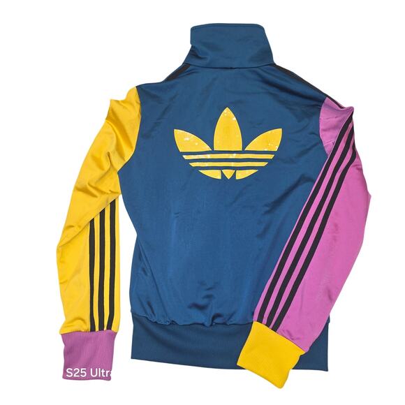 NWT Adidas official firebird dames, block color zip up jacket sz Sm - Picture 3 of 7